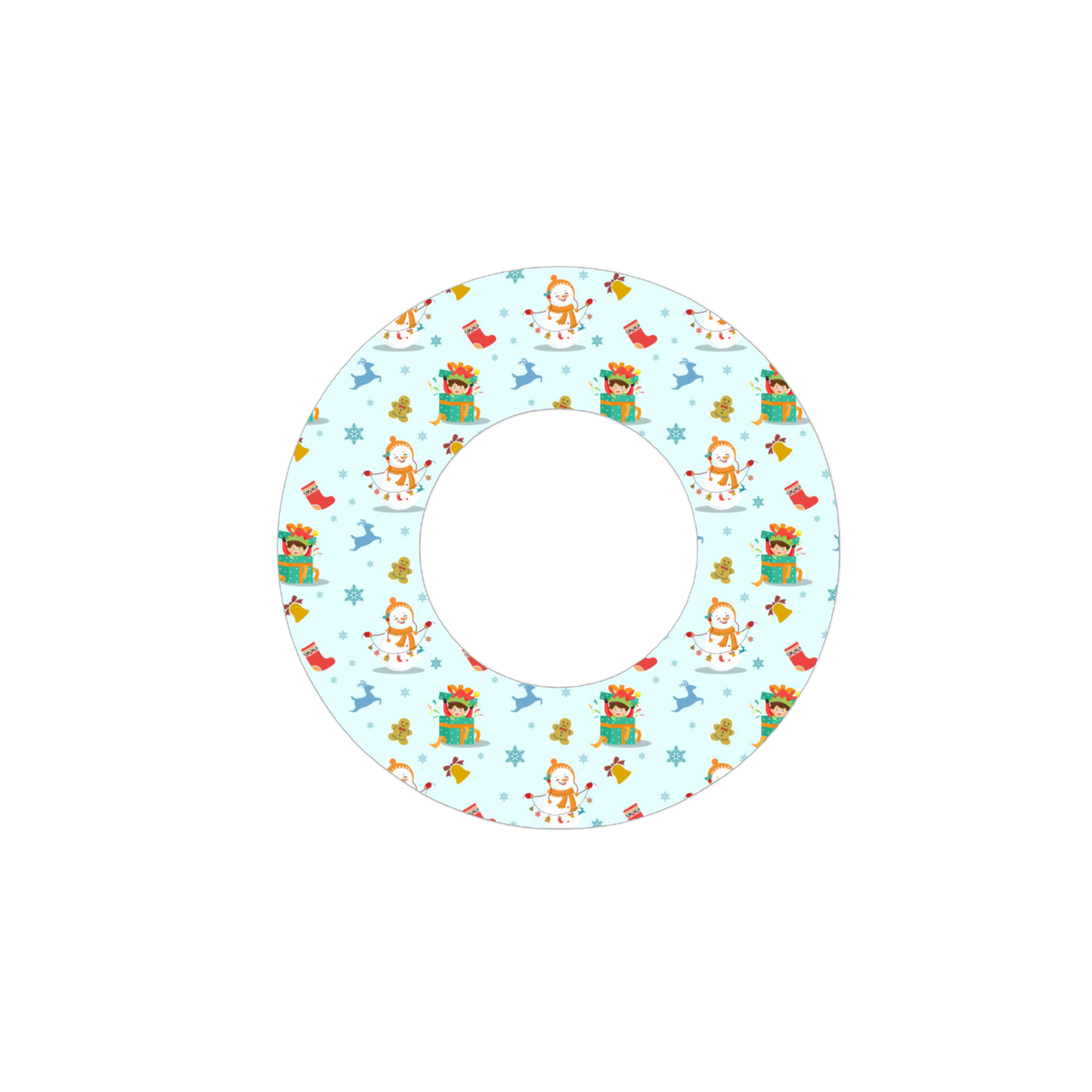 Christmas CGM Adhesive Patch