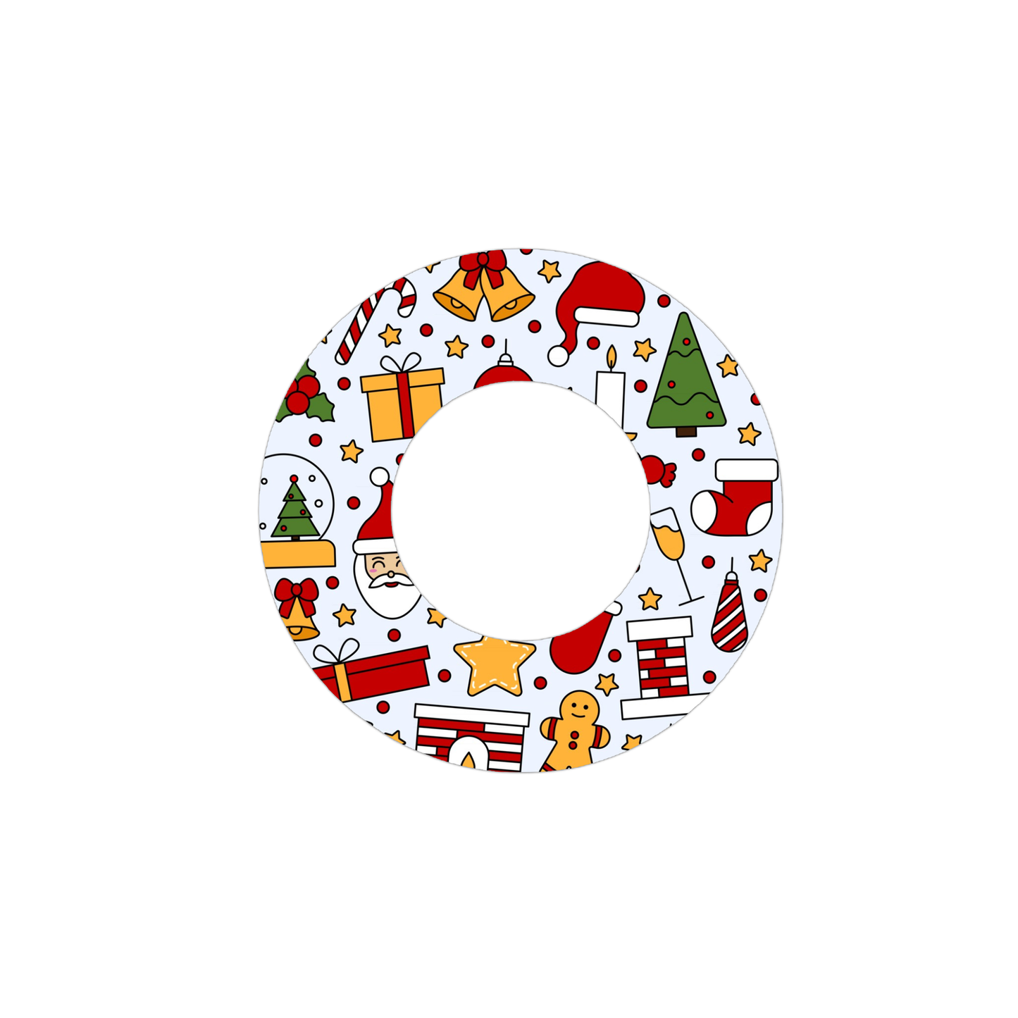 Christmas CGM Adhesive Patch