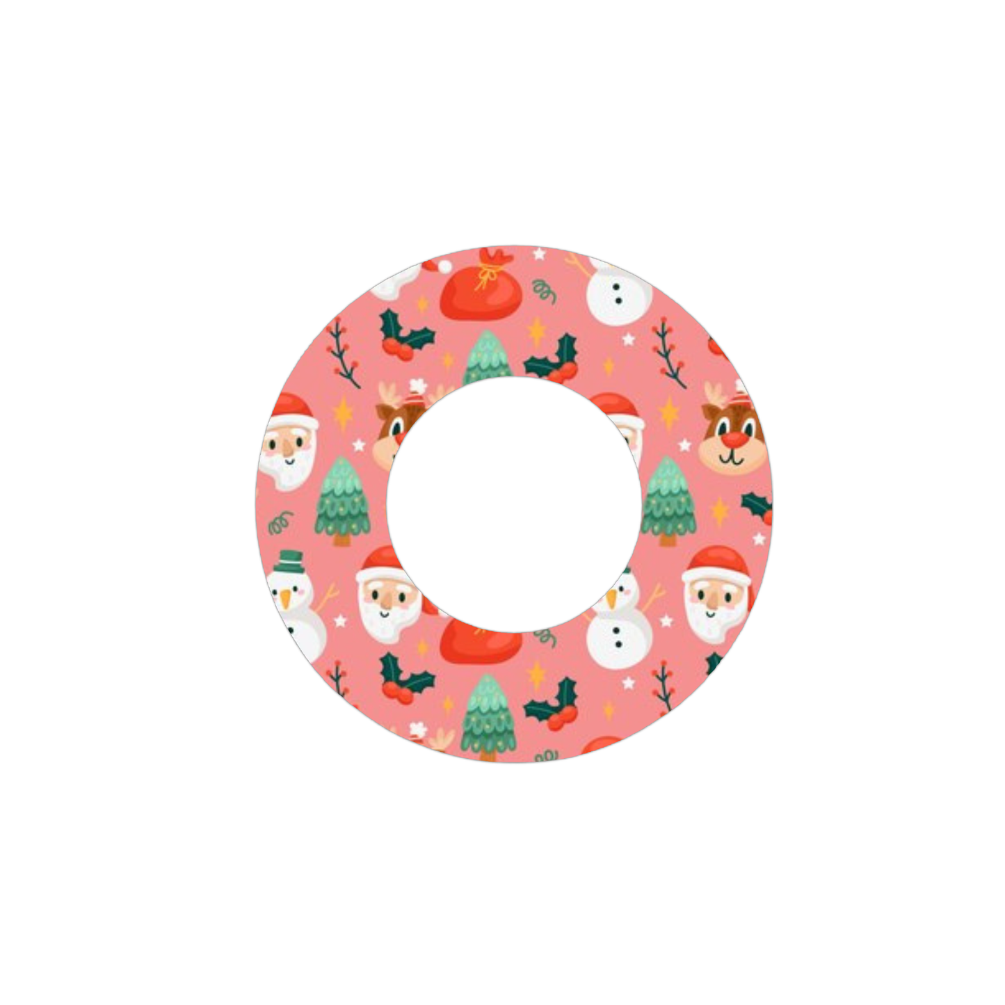 Christmas CGM Adhesive Patch