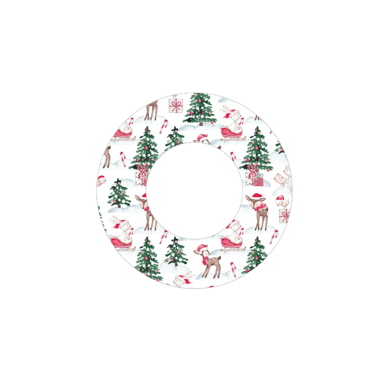Christmas CGM Adhesive Patch
