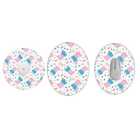 Peppa Pig CGM Adhesive Patch