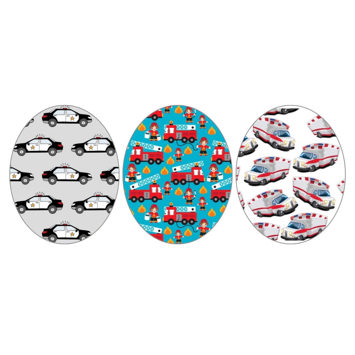 Police, Ambulance and Firetruck CGM Adhesive Patch