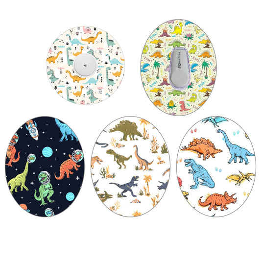 Dinosaurs CGM Adhesive Patch